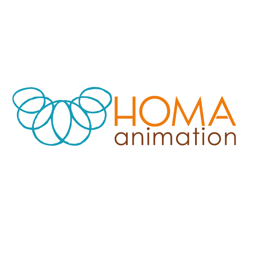 homa animation logo horizontal